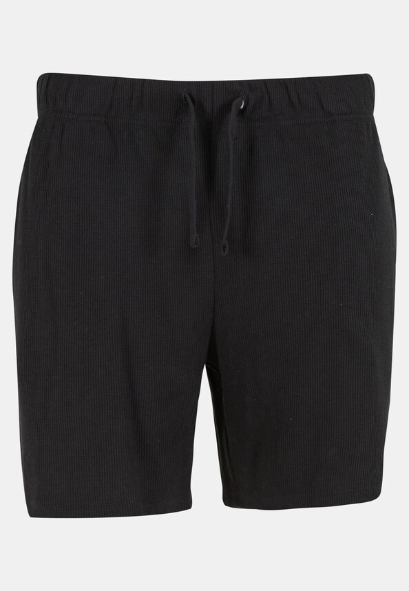 Waffle Sweat Shorts-2