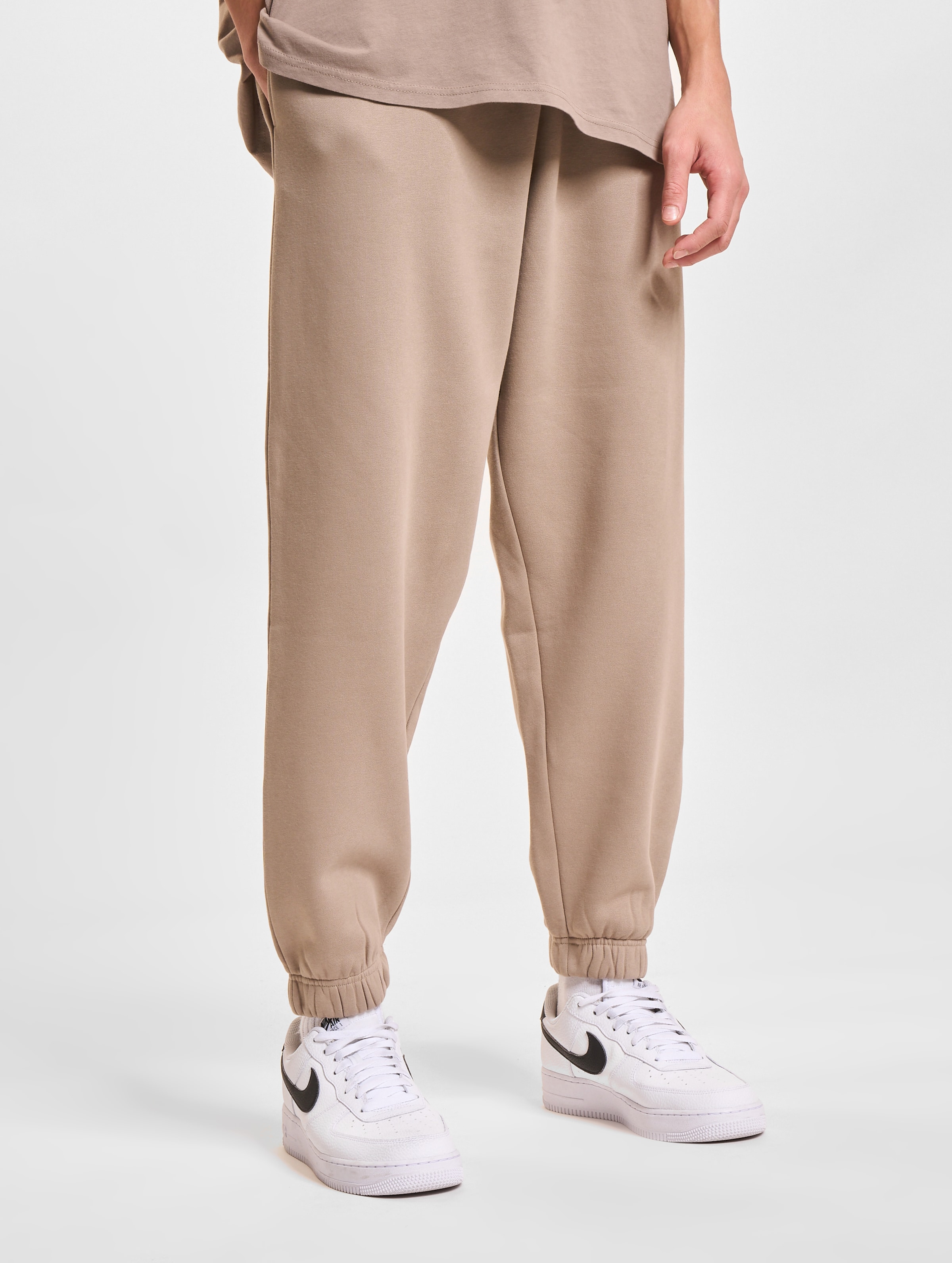 DEF Oversized Sweatpants Mannen op kleur beige, Maat M