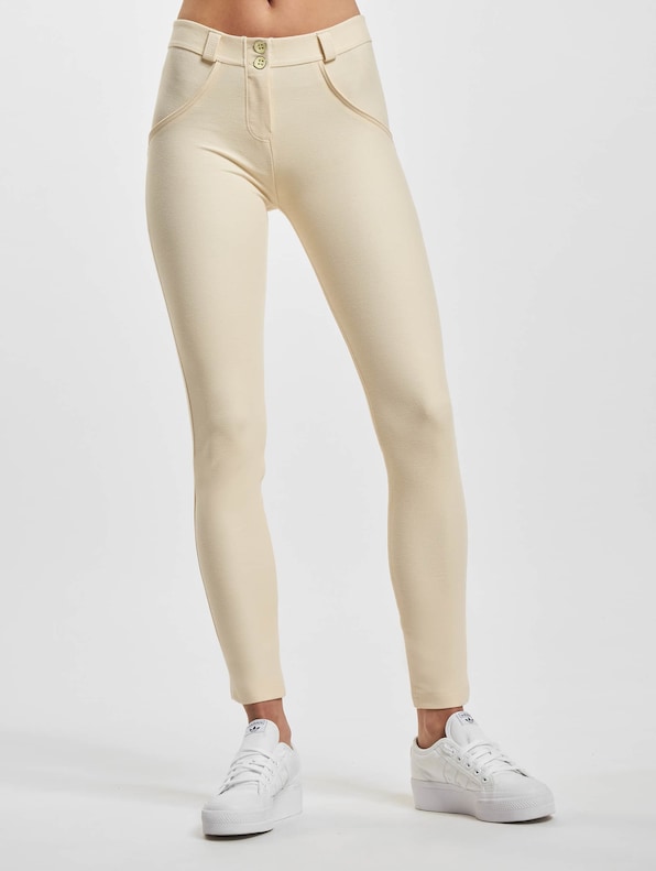 WRUP Drill Damen Push Up Hose Regular Waist-2