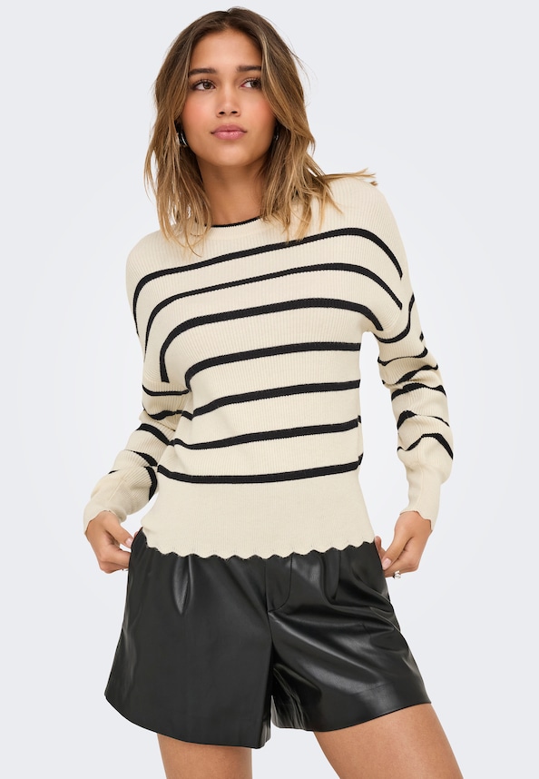 ONLIBI LIFE LS O-NECK KNT NOOS-0