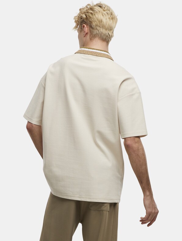 ACL Knit Collar Oversized Polo-1