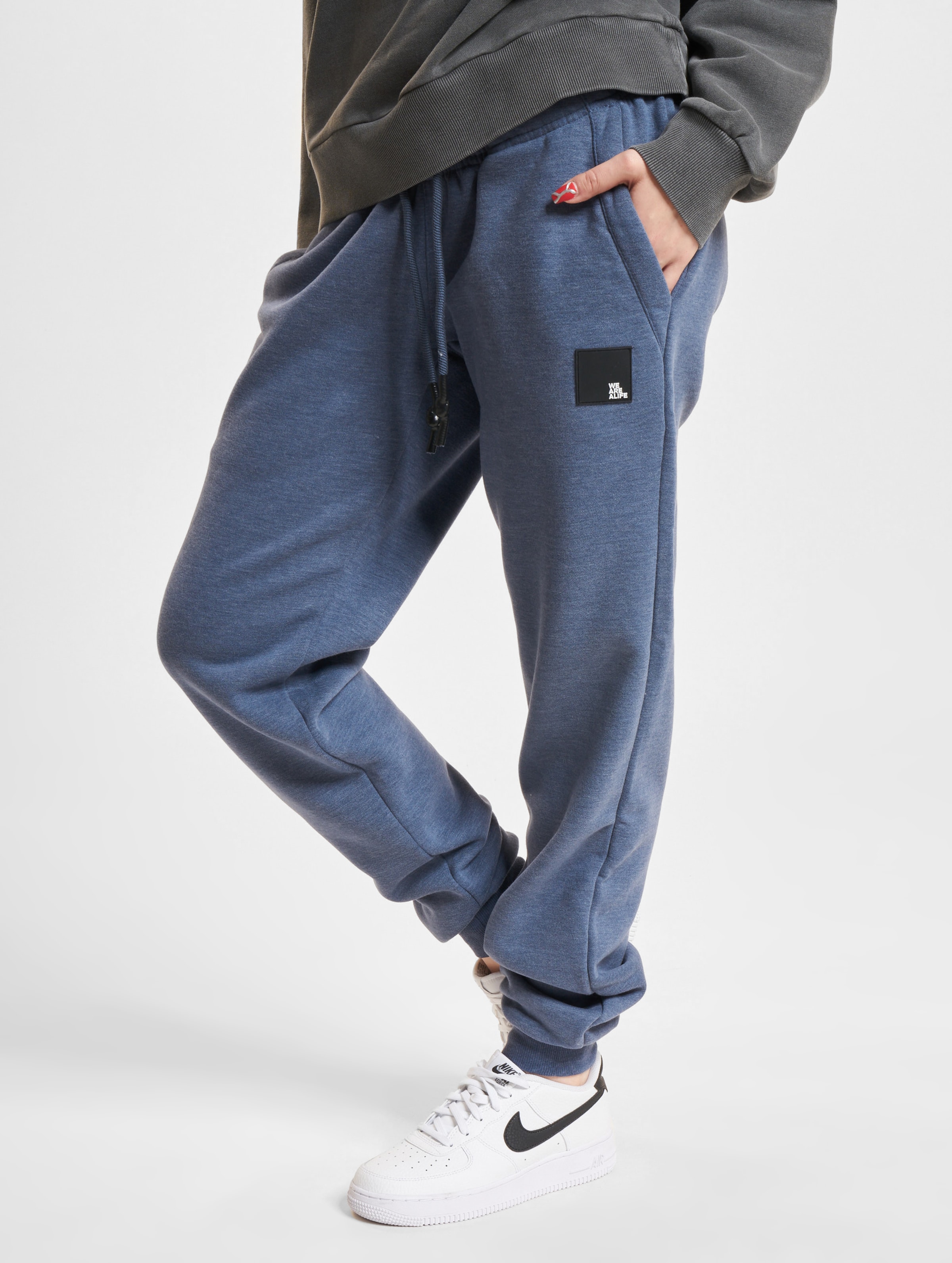 Alife & Kickin and Milo Jogginghose op kleur blauw, Maat S