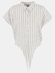 Ladies Structured Striped Tied-4