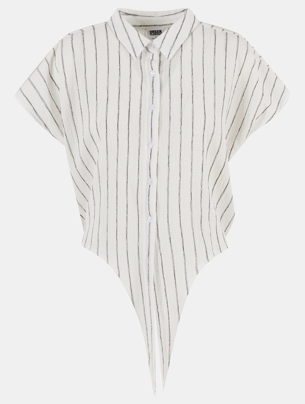 Ladies Structured Striped Tied-4