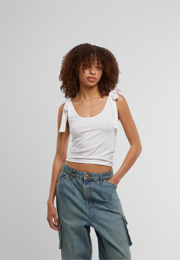 Ladies Tied Basic Jersey Top 2-Pack-0