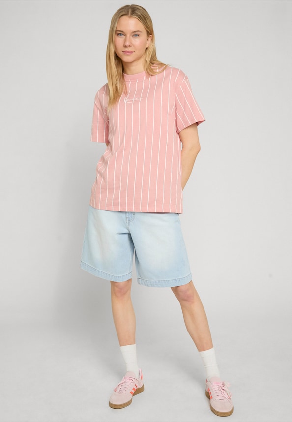 Small Signature Essential Pinstripe OS Tee-2