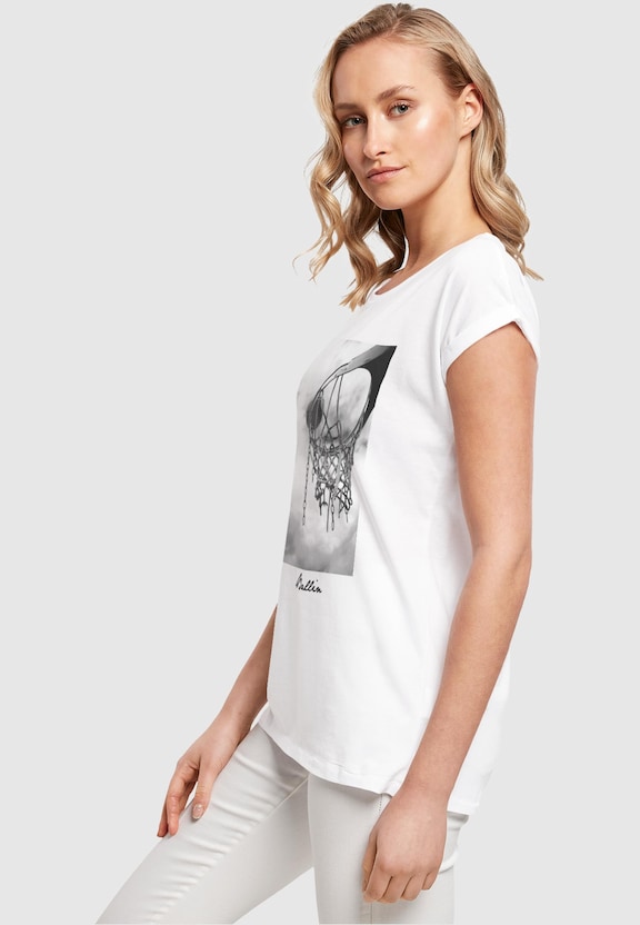 Ladies Ballin 2.0 Extended Shoulder Tee-1