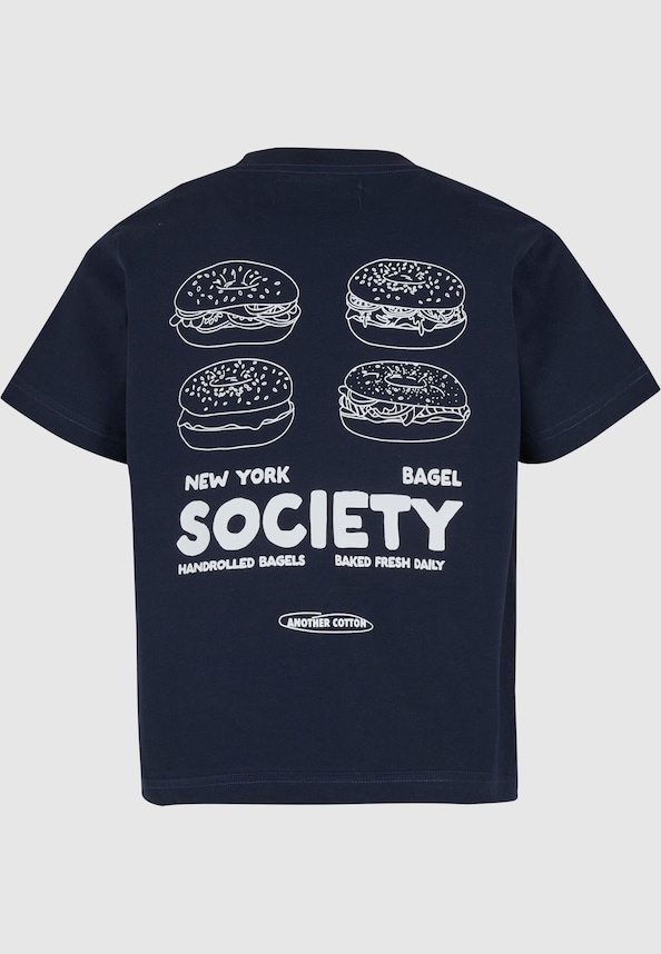 Bagel Society Oversized T-Shirt-1