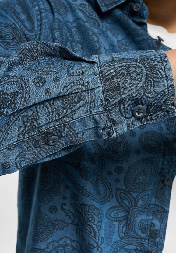 Printed Paisley Denim-4