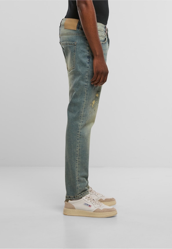 JULIO RIPPED SLIM FIT JEANS-3