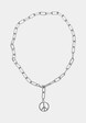 Y Chain Peace Pendant -3