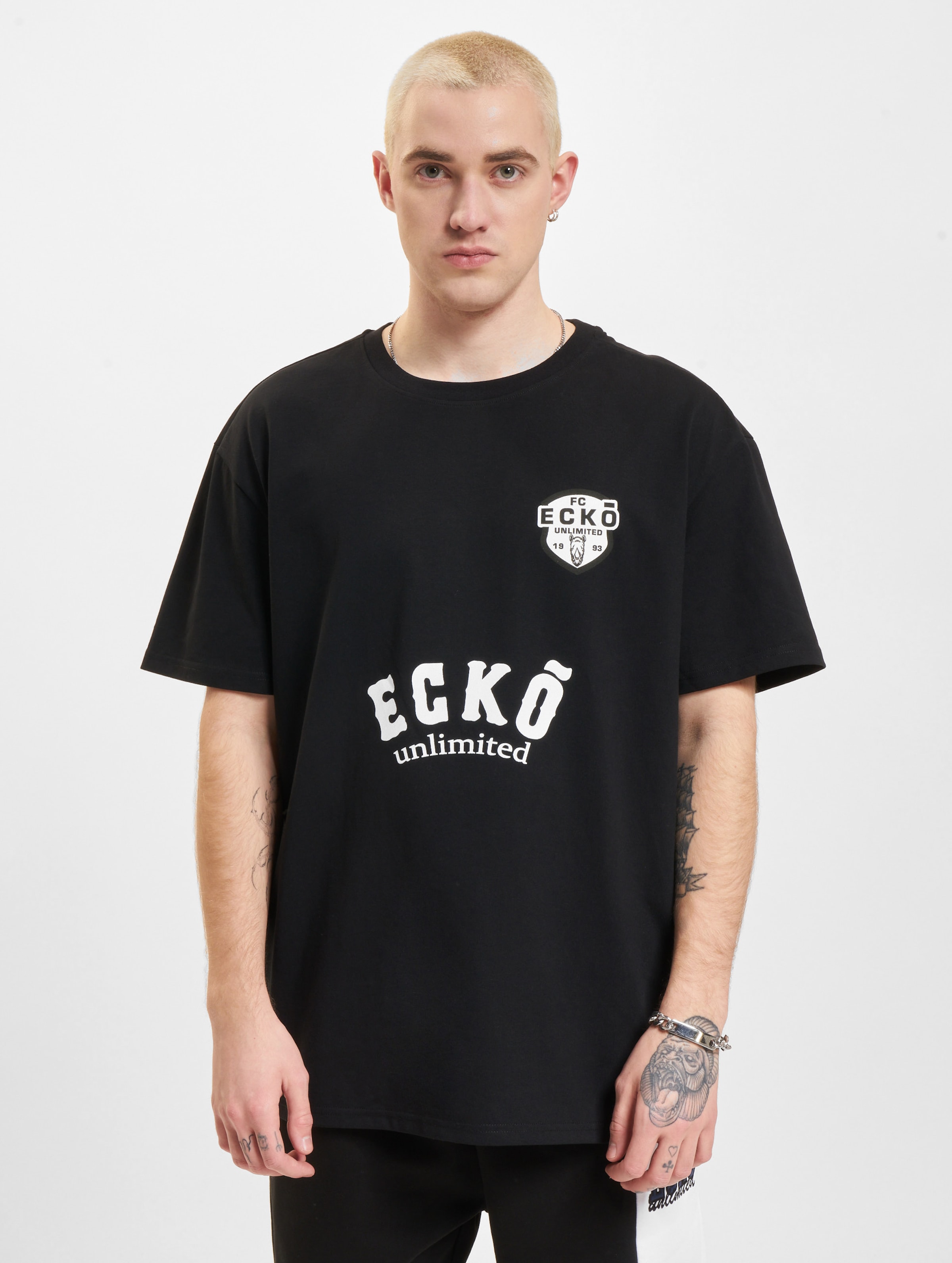 Ecko Unltd. Training T-Shirts Mannen op kleur zwart, Maat 4XL