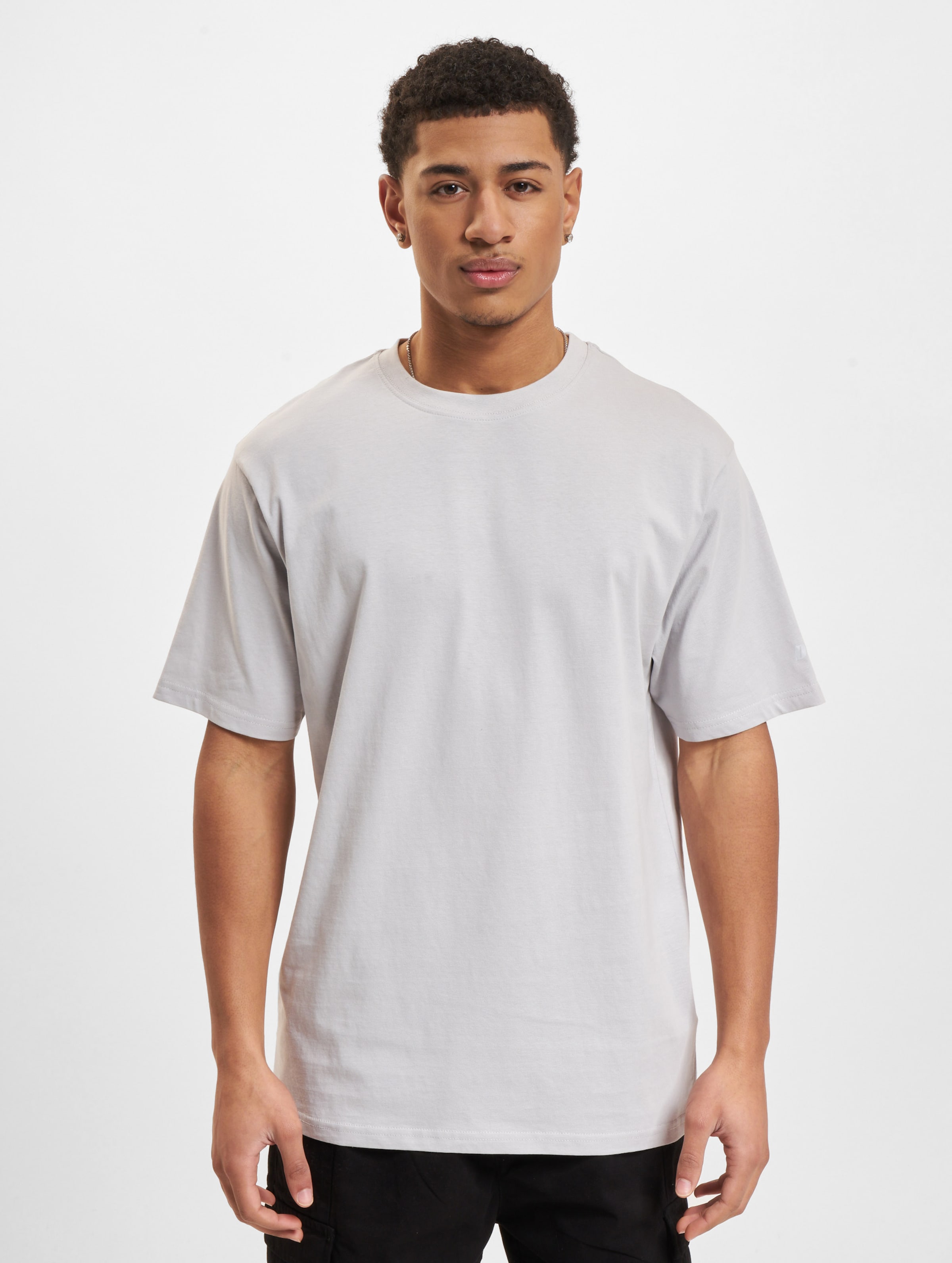 DEF Basic T-Shirts Mannen op kleur grijs, Maat 5XL