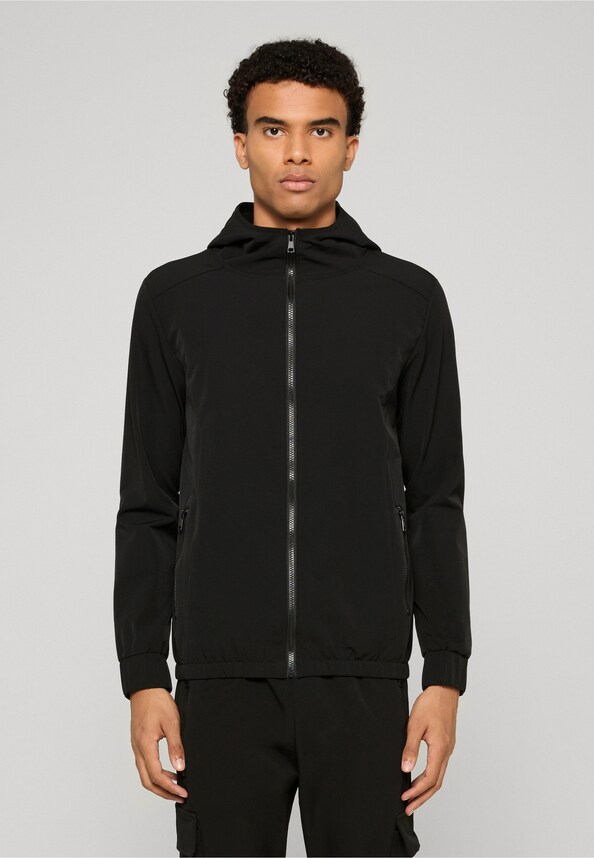 Hooded Trackjacket With Dividing Seams-0