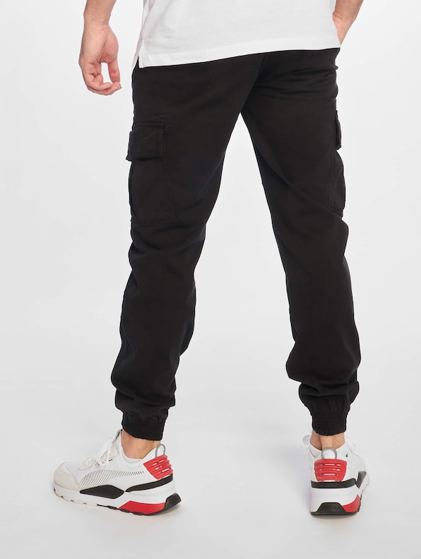 Washed Cargo Twill Jogging-1