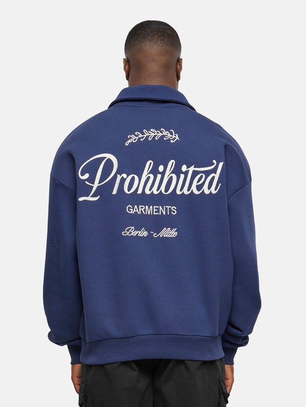 Prohibited PB Garment Half Zip Pullover-1