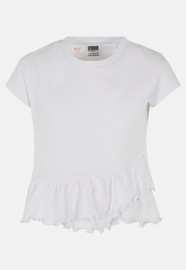 Girls Organic Volant Tee-0