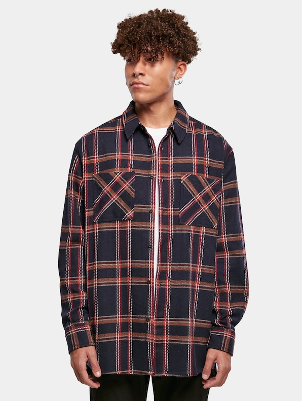 Heavy Long Oversized Checke-0