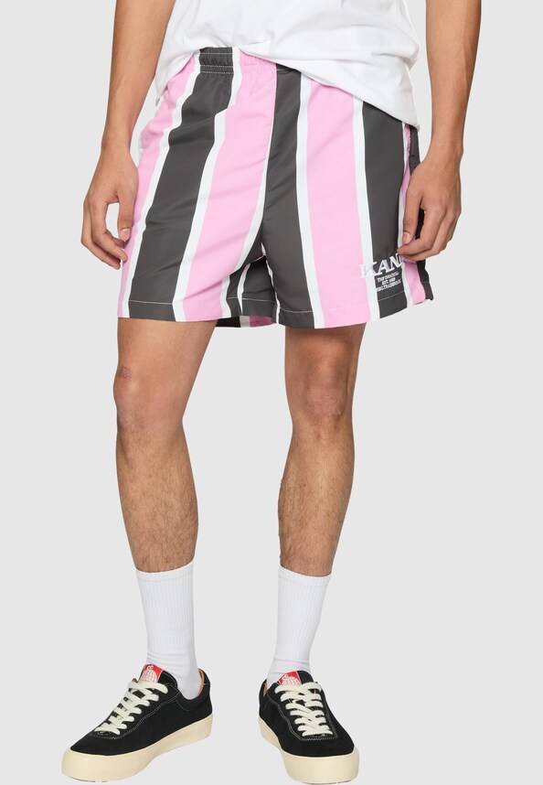KM242-037-2 Retro Striped Boardshorts-0