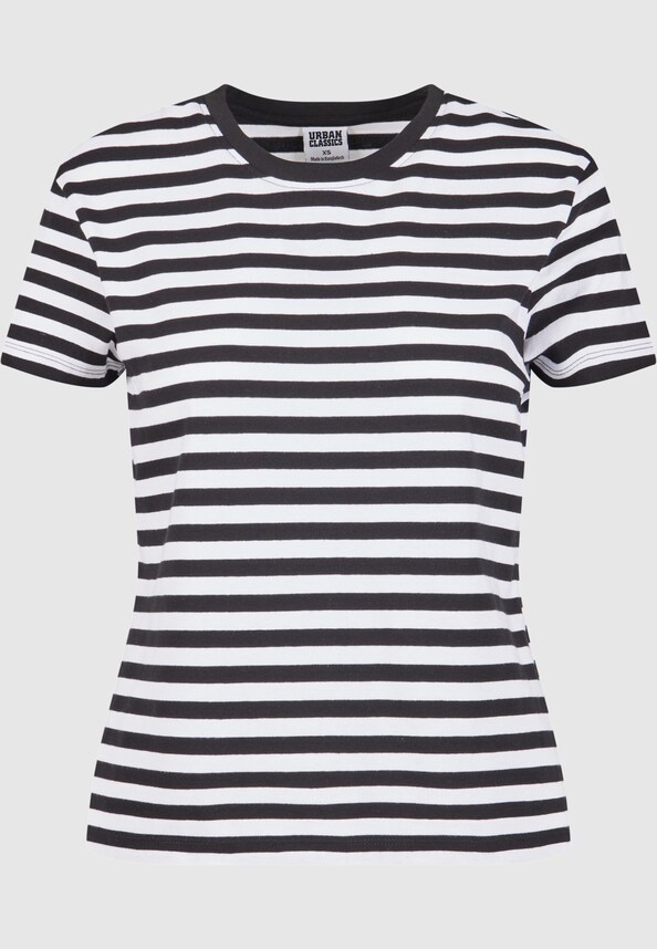 Ladies Regular Striped Tee-3
