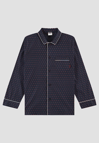 Navy Luv Pyjama Shirt