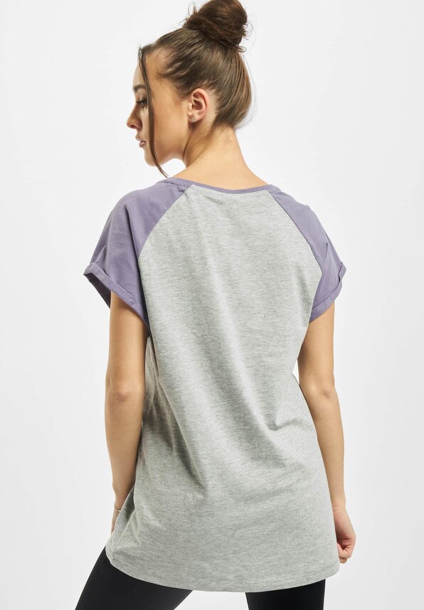 Ladies Contrast Raglan -0