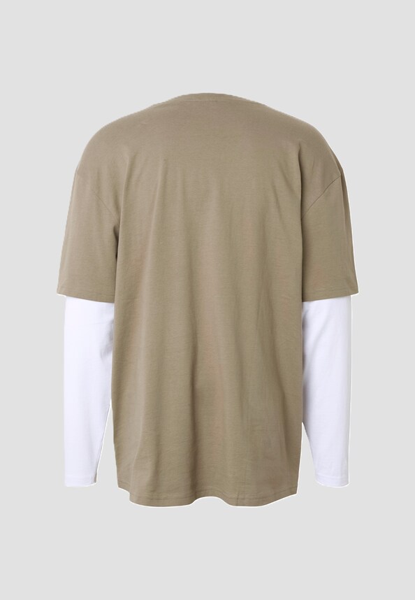 Oversized Shaped Double Layer -3