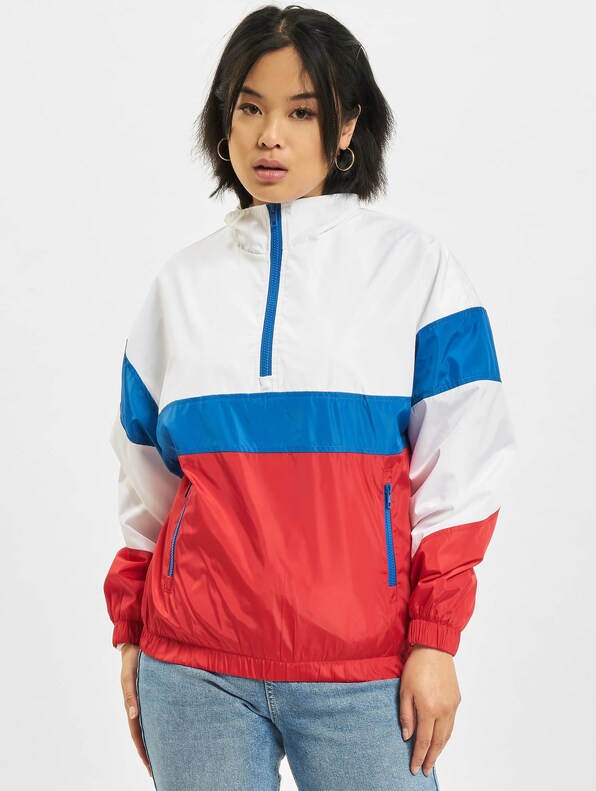 3-Tone Stand Up Collar Pull Over-2