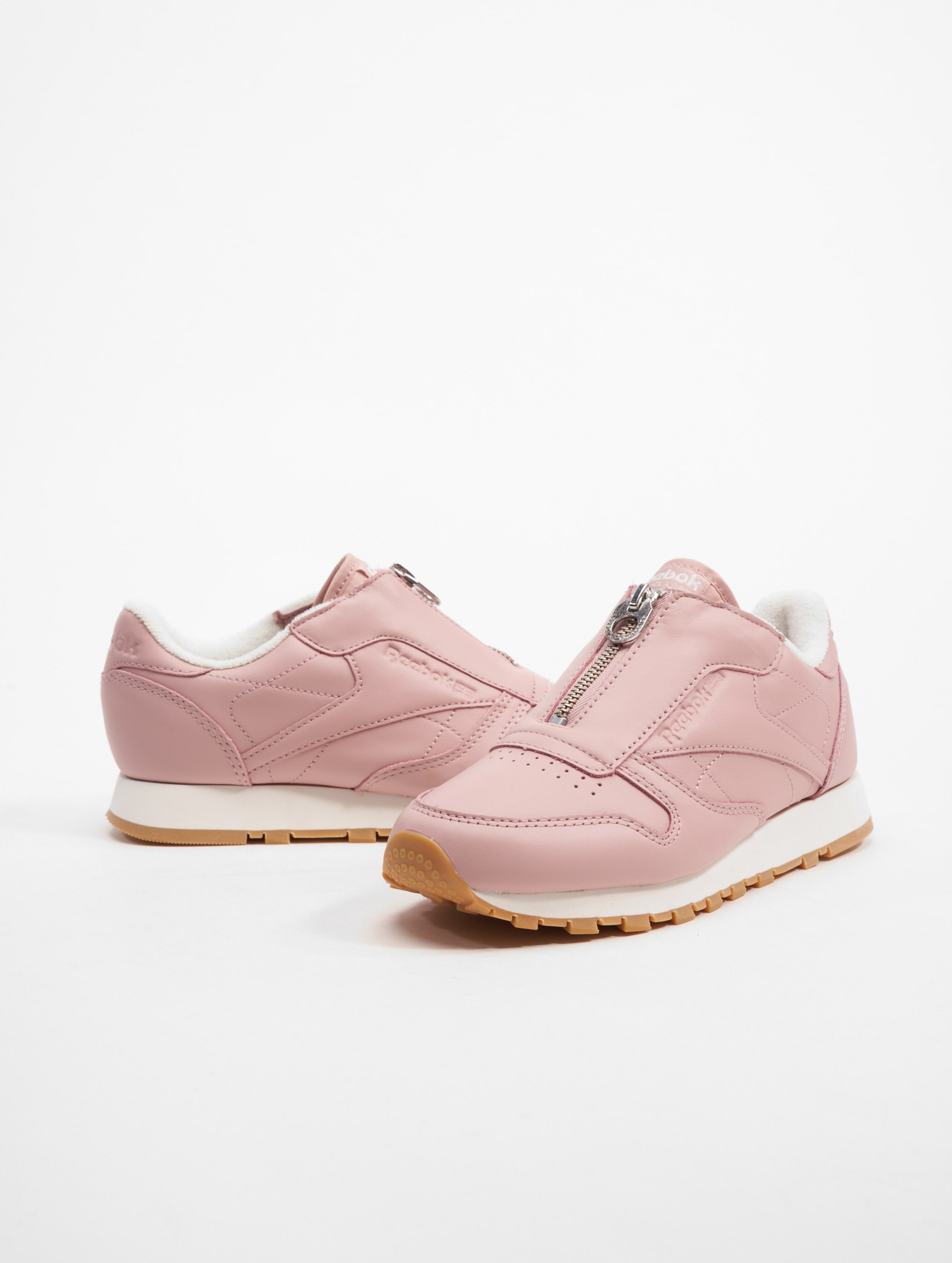 Reebok CL Leather Zip W Schuhe Frauen,Unisex op kleur roze, Maat 35.5