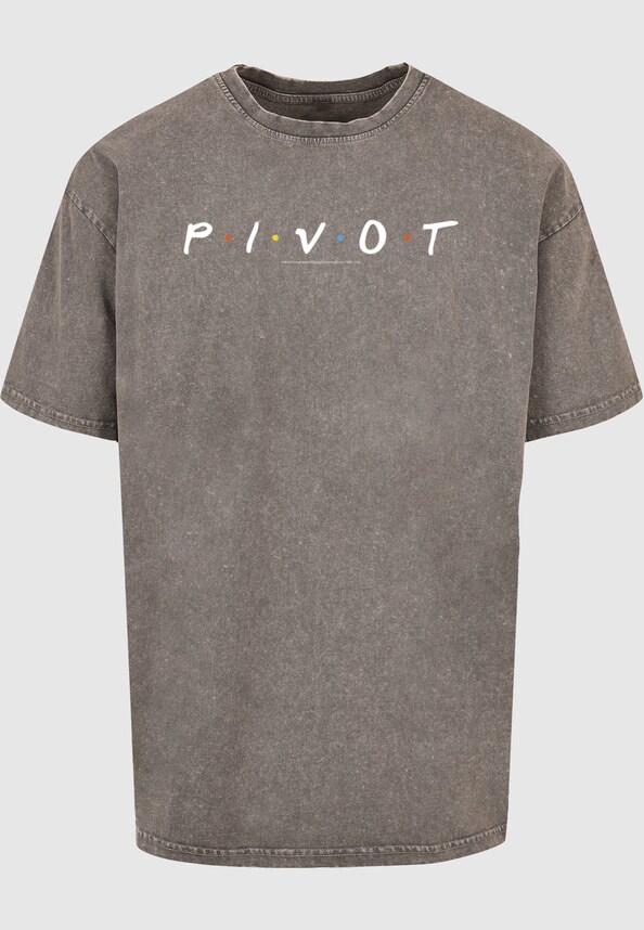 Friends - Pivot Logo Acid Washed Oversize-2