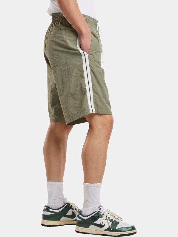 Board Shorts With Patched Stripe-2