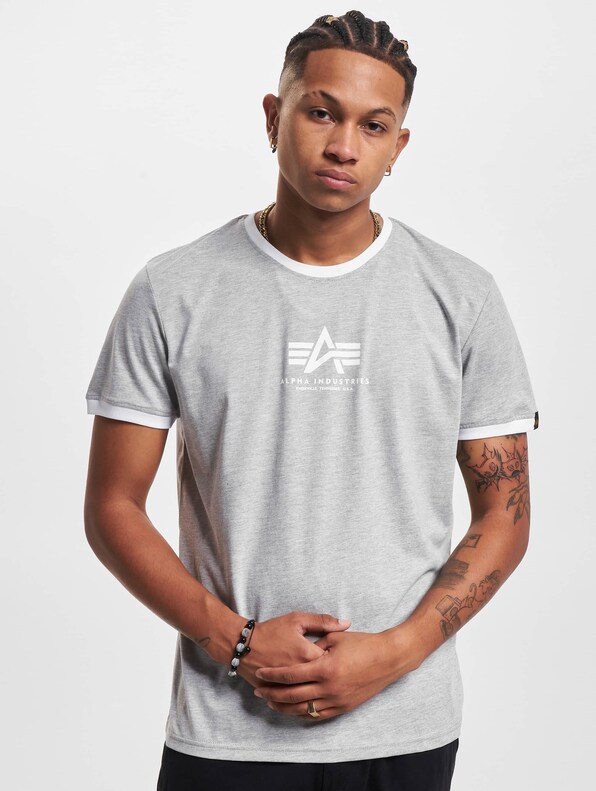 Alpha Industries Contrast T-Shirt Grey-2