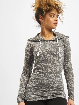 Ladies Melange Burnout Loose
