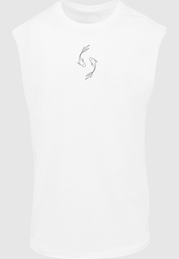 Spring -  Yin & Jang Fish Sleeveless Tee-4