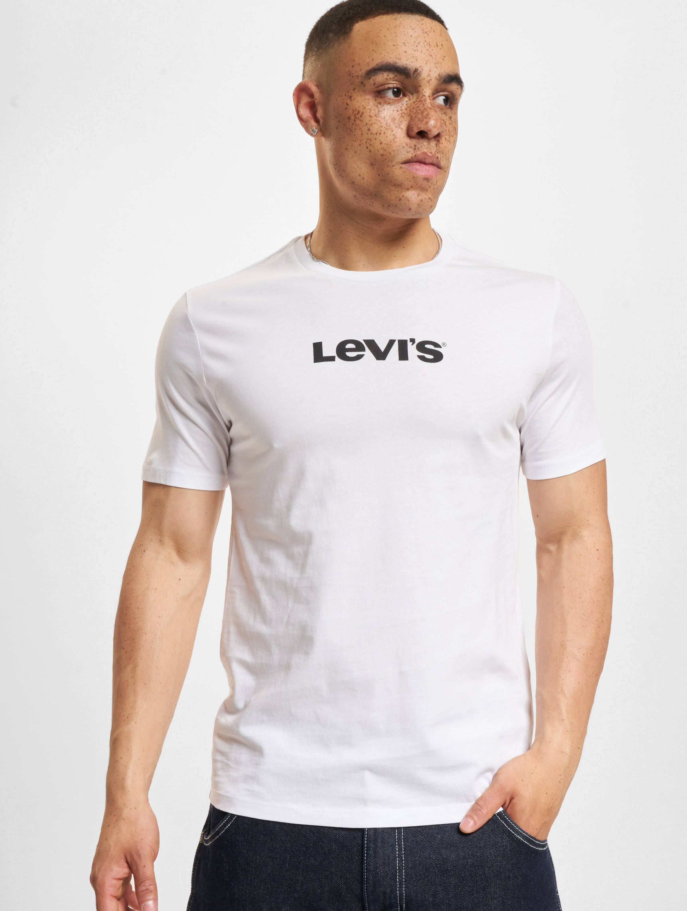 Levi's Levis Graphic Crewneck T-Shirt Männer,Unisex op kleur wit, Maat S