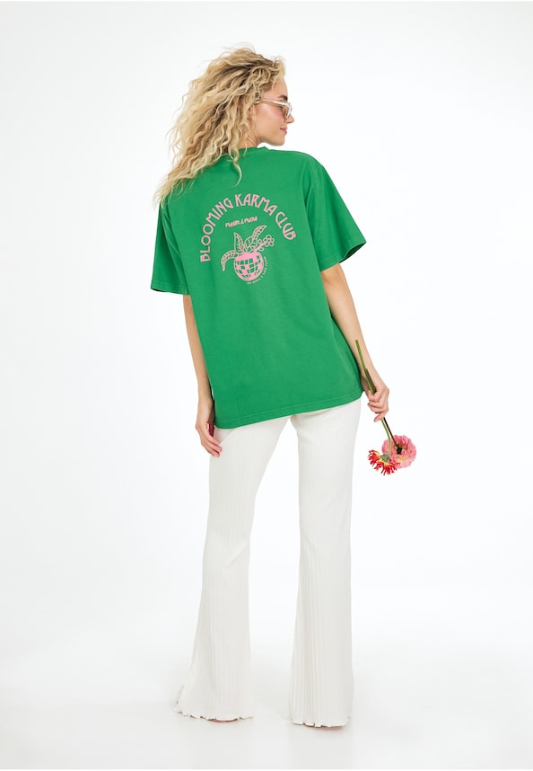 Boyfriend T-Shirt Blooming Club-4