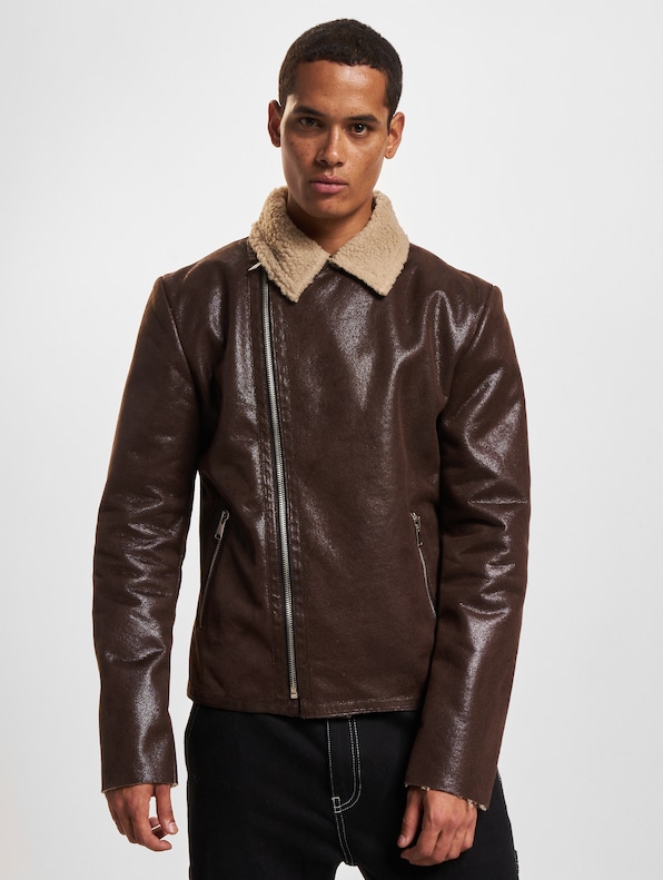 VSCT Clubwear Sheepskin Biker Jacket-2