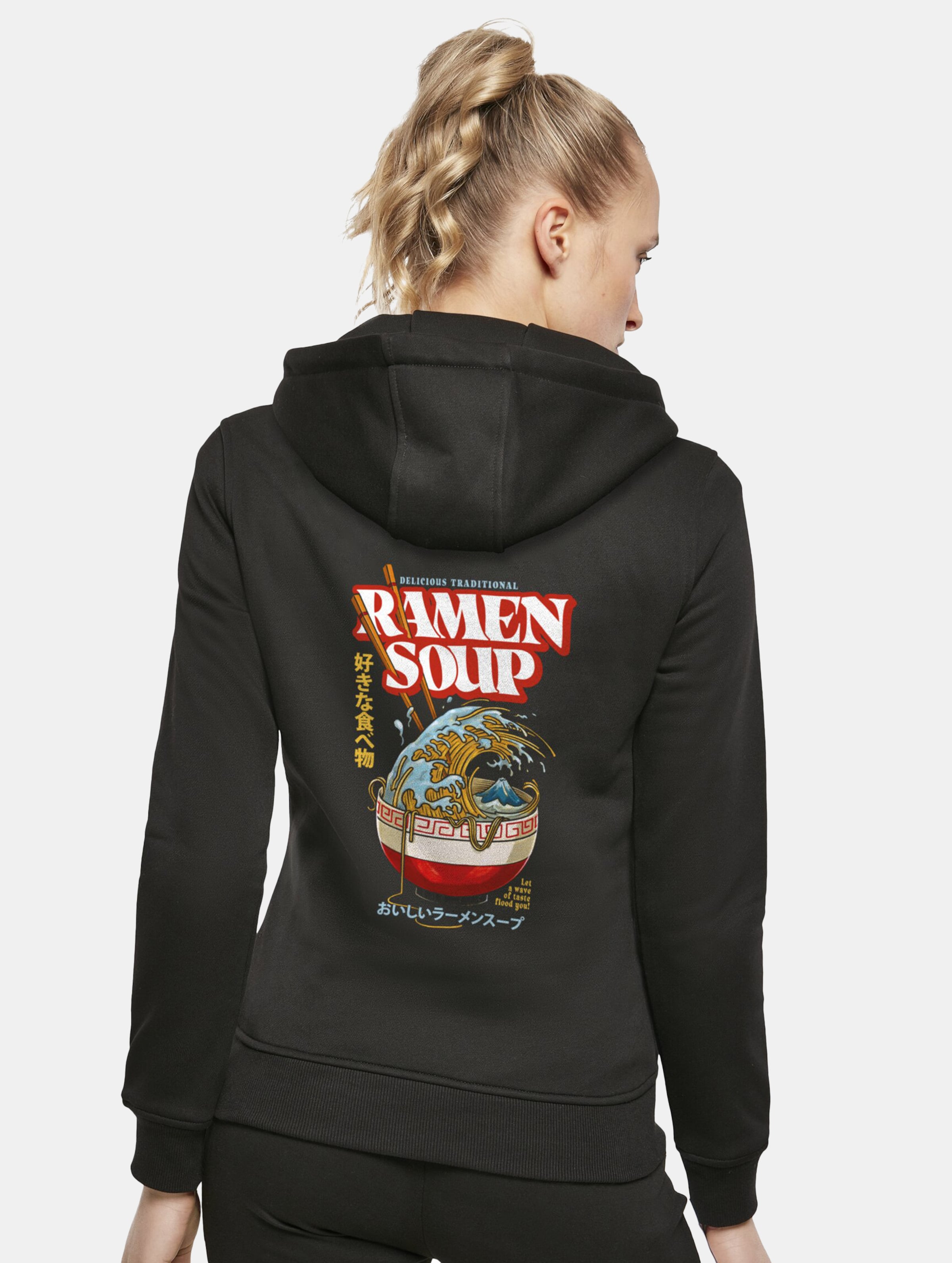 Mister Tee - Ramen Soup Hoodie/trui - M - Zwart