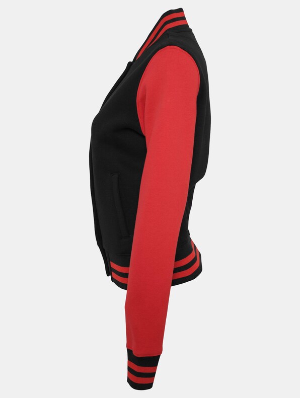 Ladies Sweat College Jacket-3