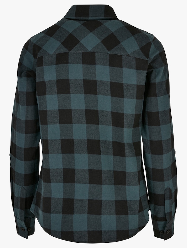 Ladies Turnup Checked Flanell-7