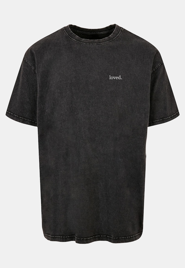 Love Acid Washed Heavy Oversize Tee-4