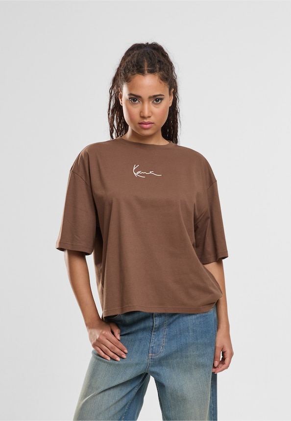 Signature Stencil Peached Oversized -1
