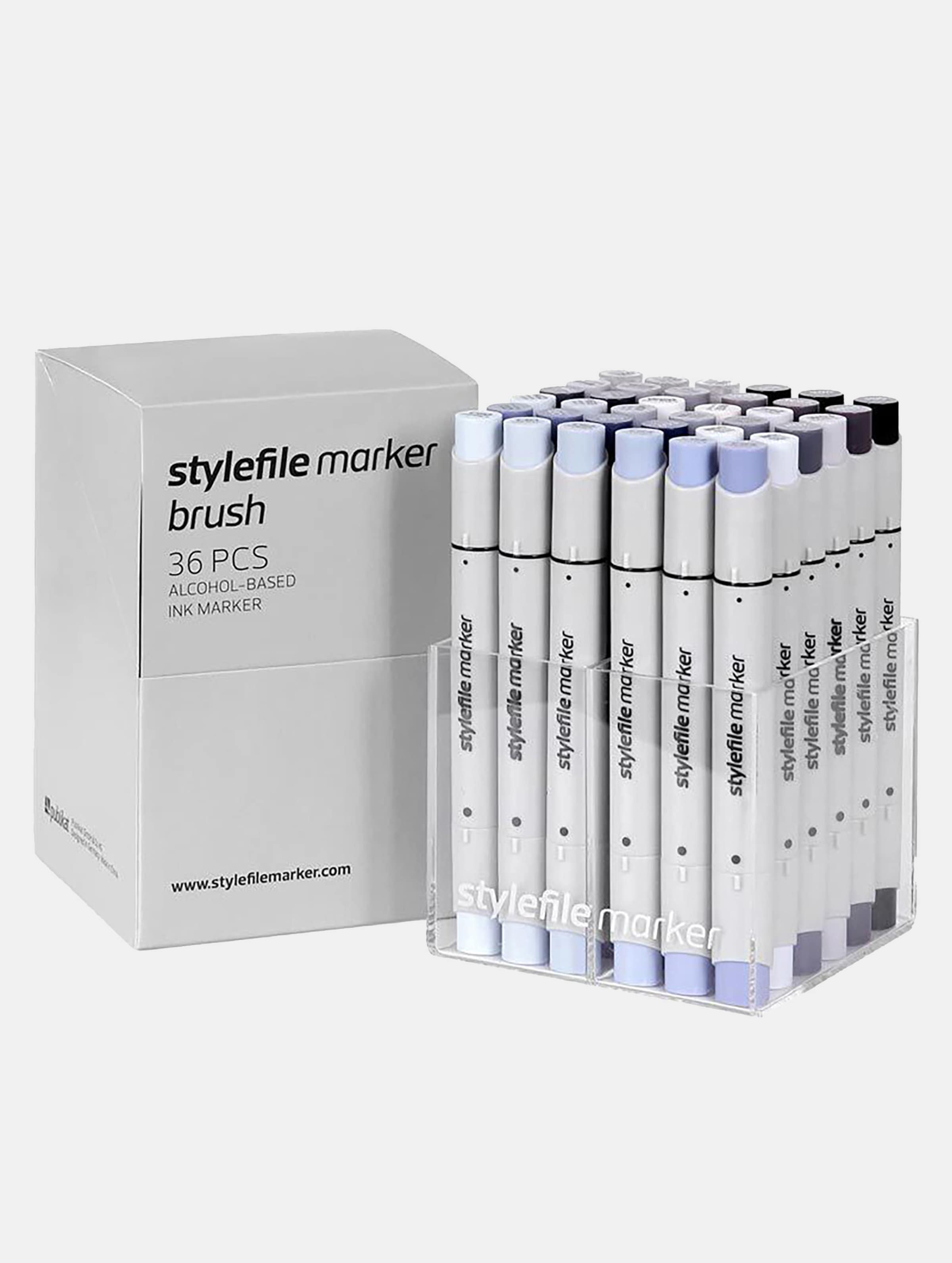 Stylefile Marker Brush 36pcs Unisex op kleur grijs, Maat ONE_SIZE
