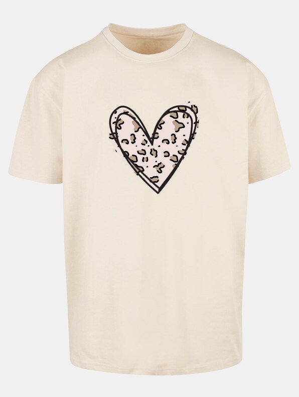Valentines Day - Leopard Heart Heavy Oversize -2