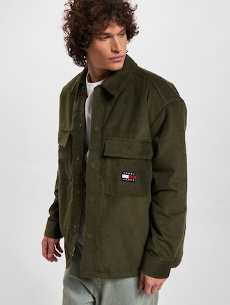 Tommy Jeans Sherpa Lined Cord Overshirt Hemden