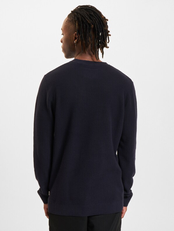 Lucas Structure Knit Crew Neck-1