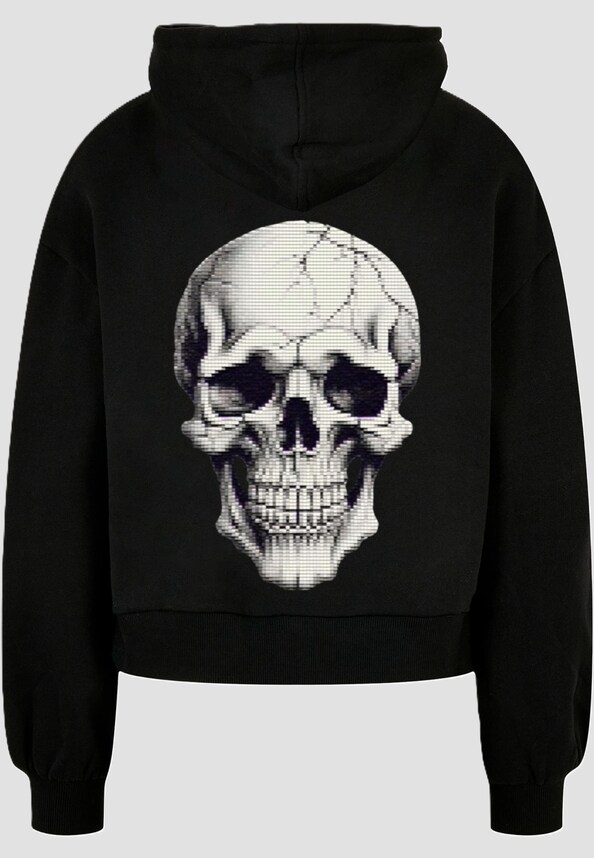 Ladies Halloween - Skull Hoody-3