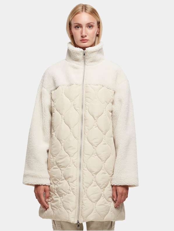 Ladies Oversized Sherpa Quilted -3