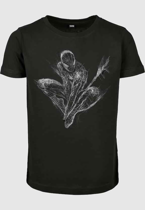 Kids Spiderman Scratched Tee-0
