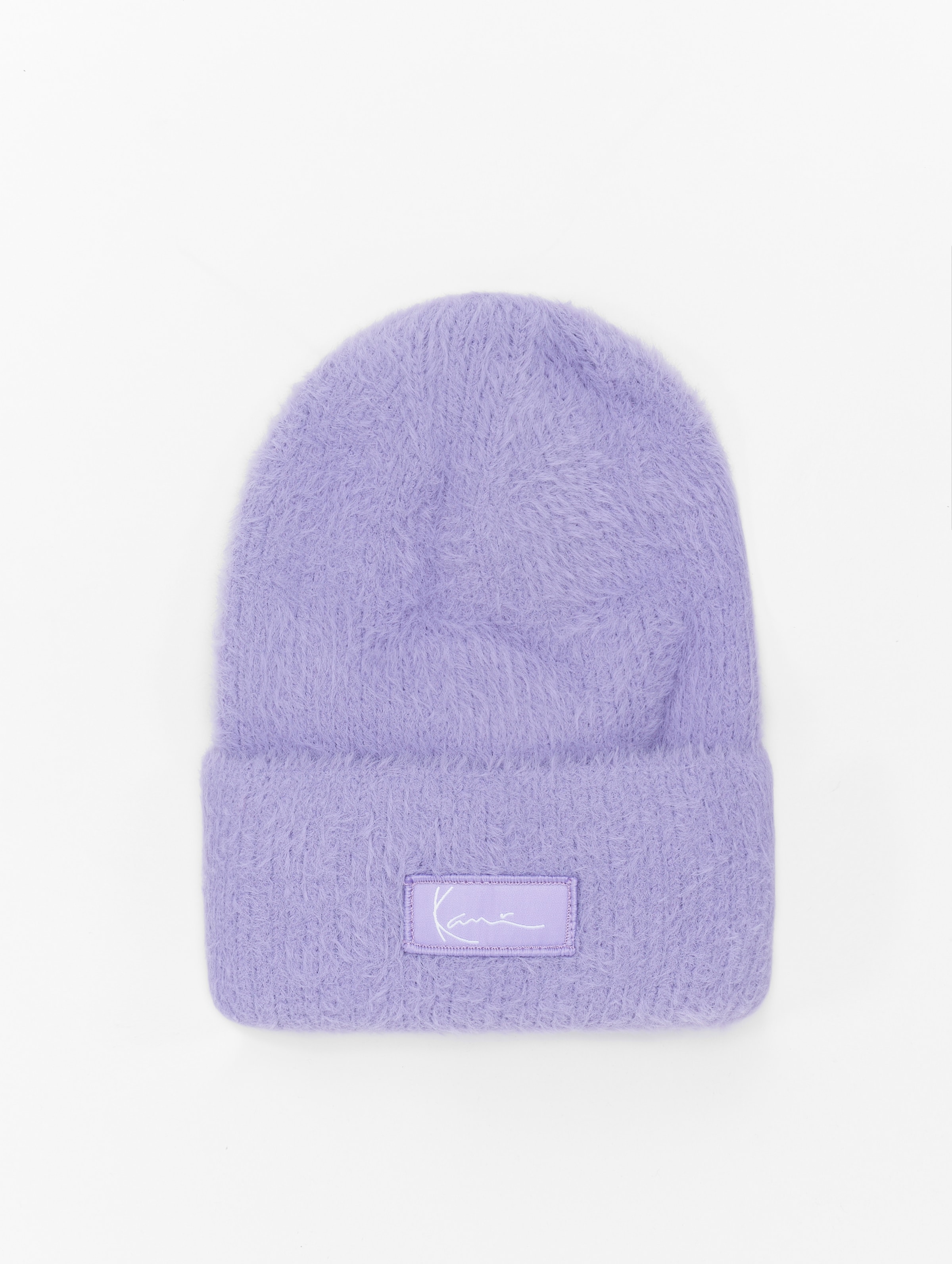 Karl Kani Woven Signature Cozy Beanie Mannen op kleur violet, Maat ONE_SIZE